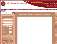 Tablet Screenshot of corniche-cevennes.com